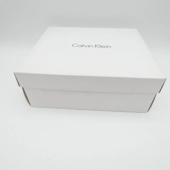 Calvin Klein Dolcita Metallic Silver Strappy Stiletto Sandals 6M 34E5956-SLV - Picture 7 of 8